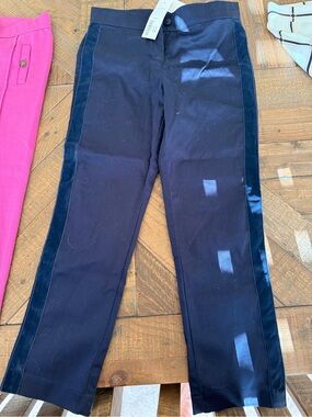 Janie and Jack Navy Straight-Leg Jeans with Side Stripe